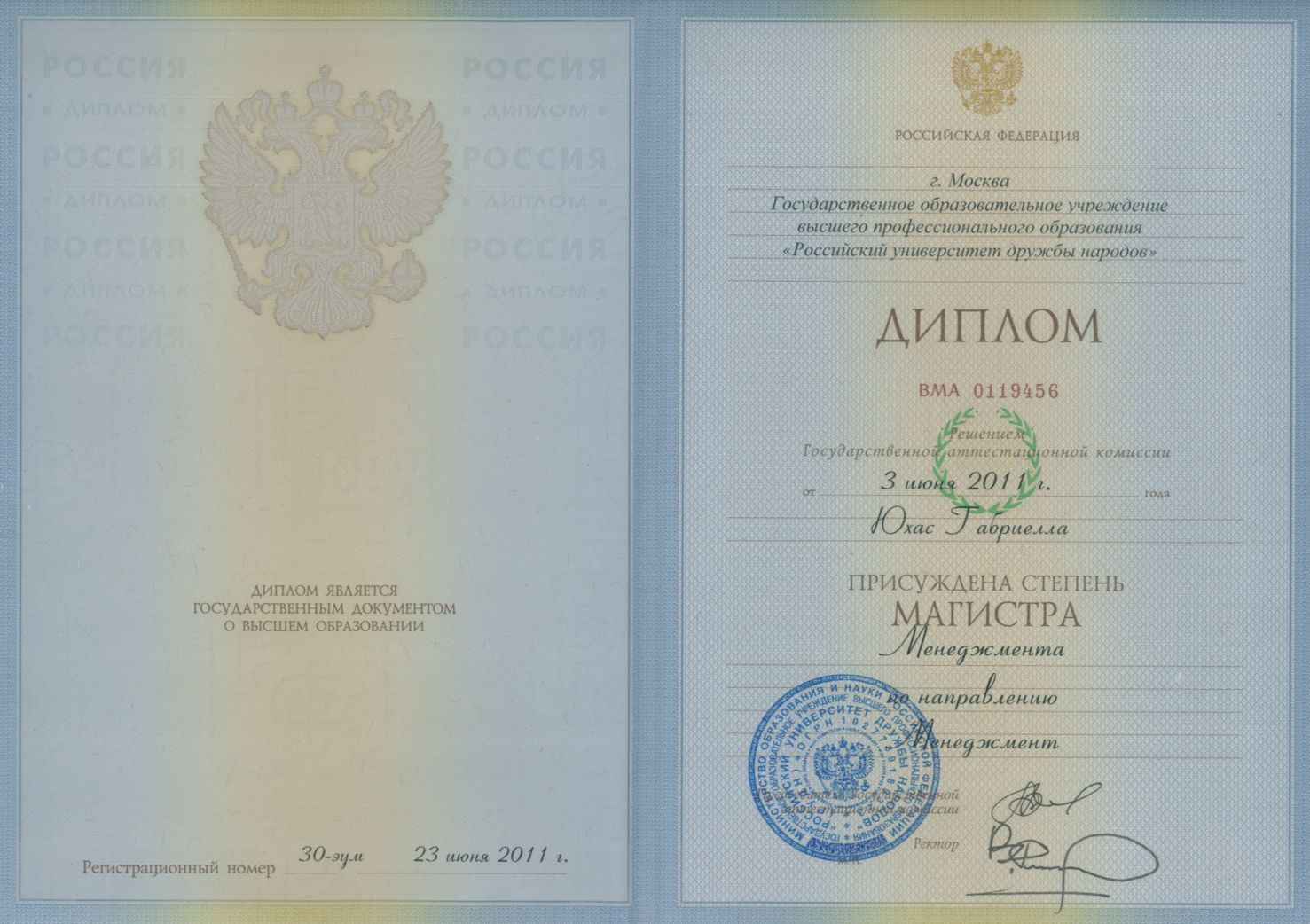 orosz diplomám